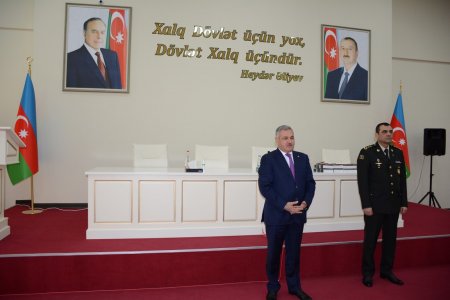Tərtərdə şəhid ailələrinə və Vətən müharibəsi iştirakçılarına medallar təqdim olundu