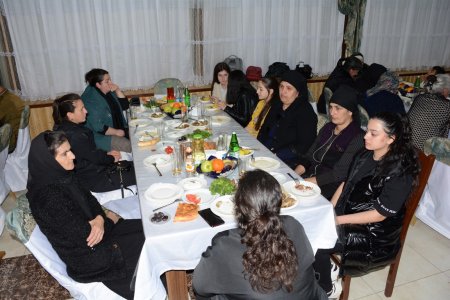 Vətən Müharibəsi şəhidlərinin ailə üzvləri və qazilər üçün iftar süfrəsi təşkil olunub