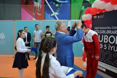 Tərtərdə "Bədii Gimnastika üzrə 6-cı Bölgələrarası Kubok yarışı"na yekun vurulub