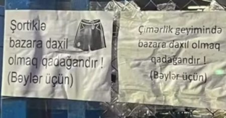 “Meyvəli bazarı”nın direktoru şort qadağasından DANIŞDI: 