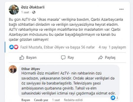 Deputatlarla AzTV arasında qalmaqal: