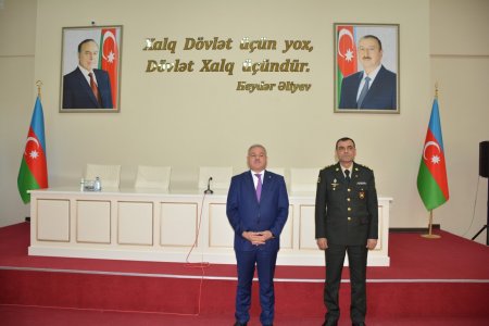 Tərtərdə Vətən müharibəsi qazilərinə və iştirakçılarına medallar təqdim olunub