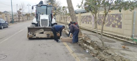 Tərtər şəhərində abadlıq-quruculuq işləri davam etdirilir