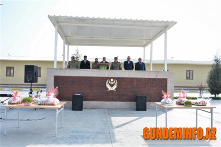 Tərtərdə yerləşən N nömrəli hərbi hissədə Novruz şənliyi keçirilib-