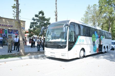 Tərtərdə səyyar “Asan xidmət”in  xüsusi avtobusu vətəndaşların  xidmətindədir