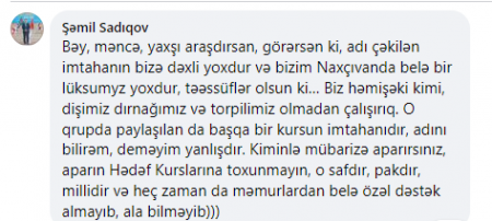 Naxçıvan MR Təhsil Nazirliyi repetitorluq monopoliyası yaradır? – 