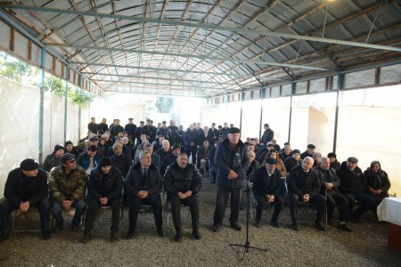 Rayon rəhbərinin Köçərli kəndində növbəti səyyar qəbul-görüşü keçirilib