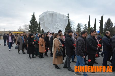 Tərtərdə Xocalı soyqrımının 32-ci ildönümü qeyd olunub