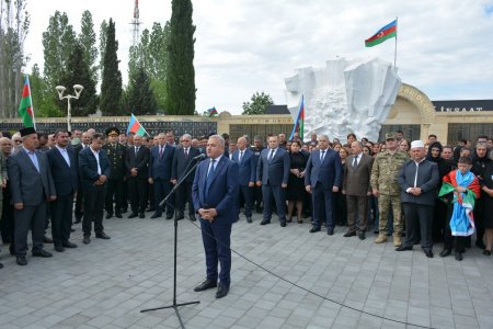 Birinci Qarabağ müharibəsinin şəhidi Ədalət Əliyev Tərtərdə torpağa tapşırılıb