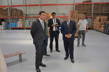 Xoruzlu kəndində “Vəkiloğlu” MMC-yə məxsus istehsal müəssisəsinə baxış keçirilib