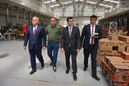 Xoruzlu kəndində “Vəkiloğlu” MMC-yə məxsus istehsal müəssisəsinə baxış keçirilib