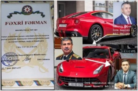 Sabunçunun “qanunsuz sərvət” modeli – Sabunçunun “qanunsuz sərvət” modeli –