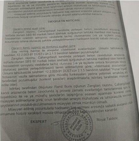 İş vaxtı qolunu itirdi, məzuniyyətdə olan işçini cərimələdilər –