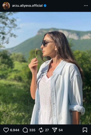 Arzu və Alena Əliyevalardan təbrik -