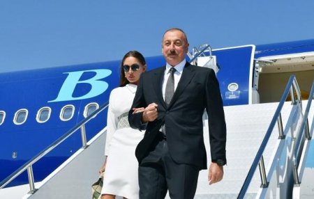 İlham Əliyev və xanımı Çində səfərdədir