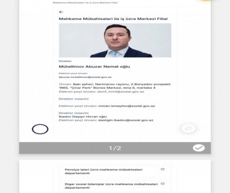 Sahil Babayevə Sahil Babayevdən şikayət: 