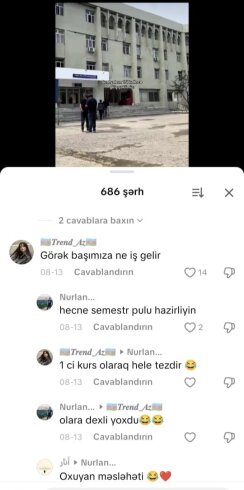 Qazax Dövlət Sosial-İqtisadi Kollecində milli dəyərlərə biganəlik və rüşvət narahatlıq doğurur Qazax Dövlət Sosial-İqtisadi Kollecində milli dəyərlərə biganəlik və rüşvət narahatlıq doğurur