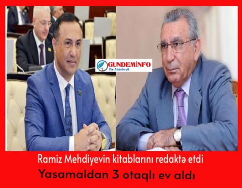 Ramiz Mehdiyevin kitablarını redaktə etdi -