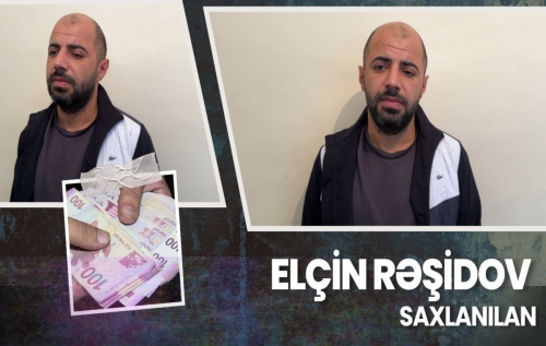 Oğurladığı pulla xaricə istirahətə gedən şəxs tutuldu