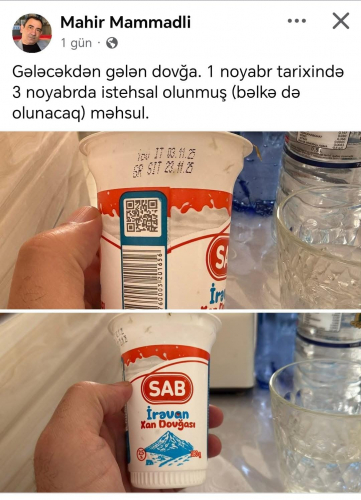 “Sab” məhsullarının üzərində saxta tarix qeyd edilirmiş - 