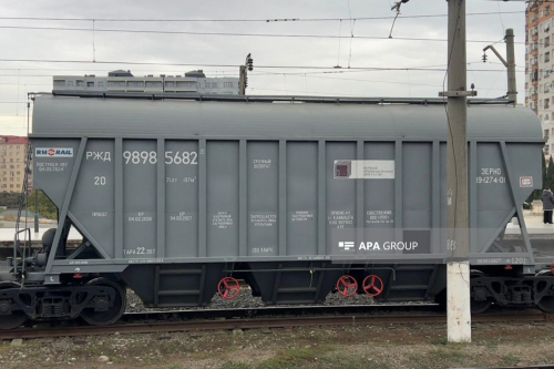 Buğda yüklü qatar Azərbaycandan keçib Ermənistana getdi