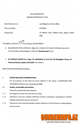 Rafiq Aslanovun oğlu Afiq Aslanov atasının Londonda ona aldığı evi girov qoyub