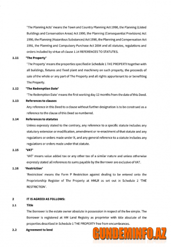 Rafiq Aslanovun oğlu Afiq Aslanov atasının Londonda ona aldığı evi girov qoyub