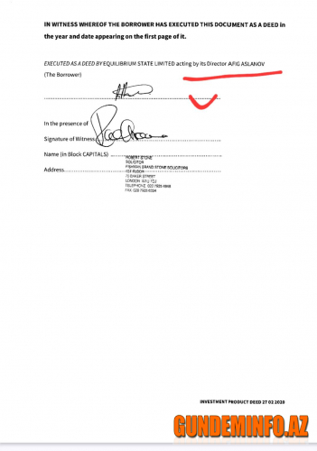 Rafiq Aslanovun oğlu Afiq Aslanov atasının Londonda ona aldığı evi girov qoyub