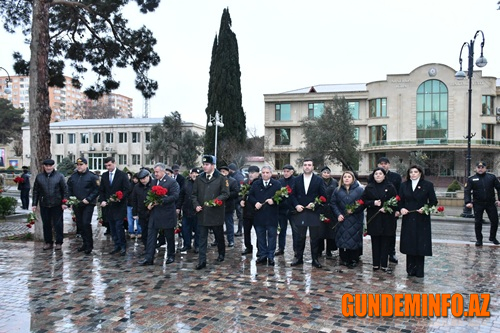 Abşeronda 20 Yanvar faciəsi qurbanlarının 36-cı ildönümü dərin ehtiramla yad edilib Abşeronda 20 Yanvar faciəsi qurbanlarının 36-cı ildönümü dərin ehtiramla yad edilib