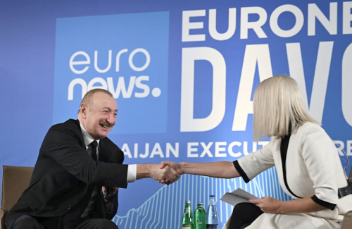   Prezident Davosda “Euronews”a müsahibə verib –  
