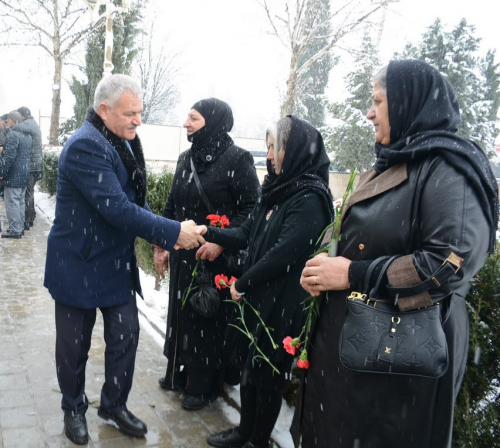 Tərtərdə 20 Yanvar faciəsinin otuz altıncı ildönümü ilə bağlı tədbir keçirilib