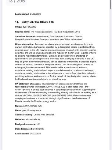 Rusiyanın “qanunsuz neft alverçiləri” elektron poçt səhvi nəticəsində ifşa olundu -  