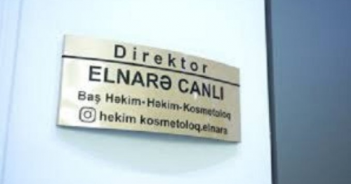 Baş həkim Elnarə Canlının ali tibbi təhsili varmı?