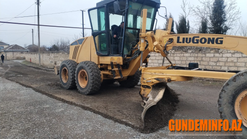 Tərtər şəhərinin şəhid Maarif Mustafayev küçəsində asfalt örtüyünün salınması işlərinə başlanılıb