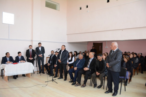 Rayon rəhbərinin növbəti səyyar-qəbul görüşü Sarov kəndində keçirilib