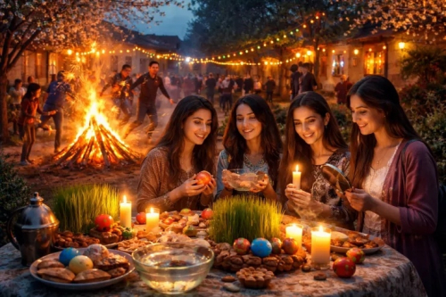 İlaxır çərşənbə - tonqal, fallar və qədim inanclar