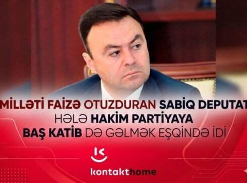 Elnur Allahverdiyev dolanışığını “Kontakt Home”-dəki faizlərlə təşkil edir?