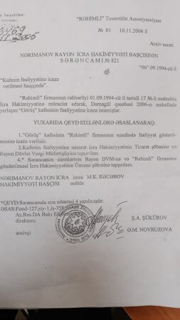 Mülkümü “REKET”LƏR ƏLİMDƏN ZORLA ALIR, ölümlə TƏHDİD EDİLİRƏM  