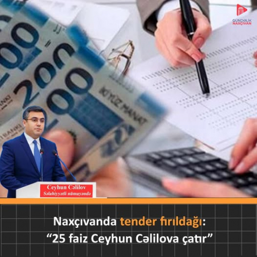 Naxçıvanda tender fırıldağı -