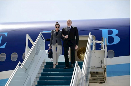 İlham Əliyev Türkiyəyə işgüzar səfər edib