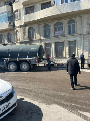 Abşeronda yağışın fəsadları aradan qaldırılır