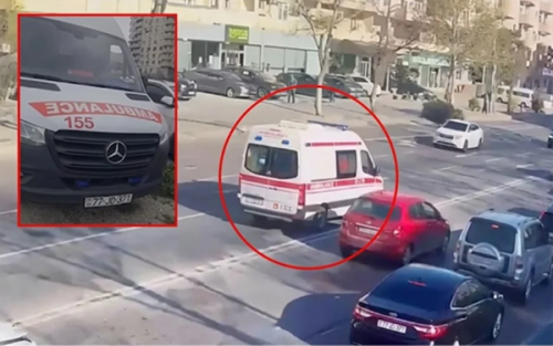 Narkotik və içki qəbul edib təcili yardım maşını ilə Bakıda oyun çıxardı - 