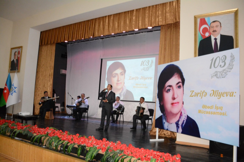 Tərtərdə Akademik Zərifə Əliyevanın 103-cü ildönümü böyük tən-tənə ilə qeyd olunub