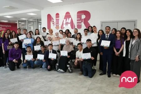 “Nar” WUF 13 çərçivəsində inklüziv təcrübə proqramı iştirakçılarını təltif edib