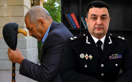 Şixəliyevin məhkəməsində özünü yandırmaq istəyən -