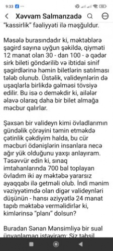 Qarabağ Təhsilində Yeni “Plan”:  