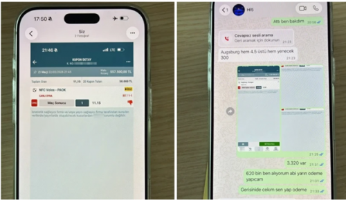 Köməkçisi ilə mərc yazışmaları üzə çıxdı - 