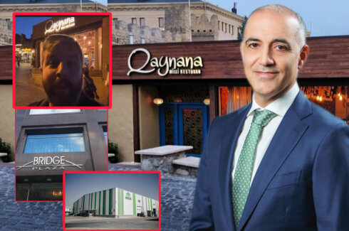 Yaqub Hüseynovun "Qaynana" restoranında QALMAQAL:  