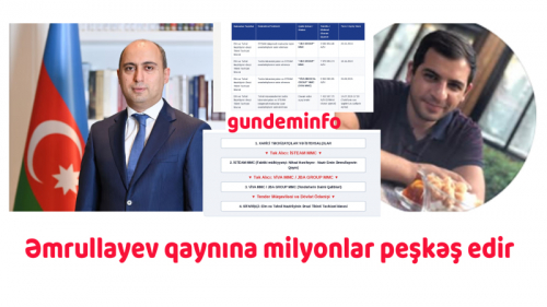 Emin Əmrullayevin qaynının MİLYONLARI üzə çıxdı -