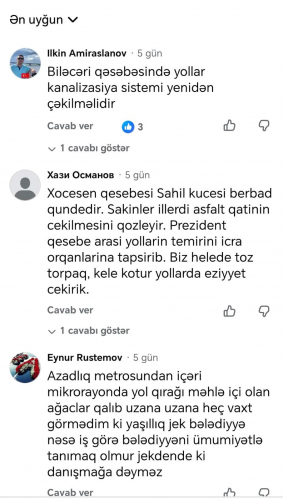 Binəqədi sakinləri Elxan Allahverdiyevdən narazıdır – 